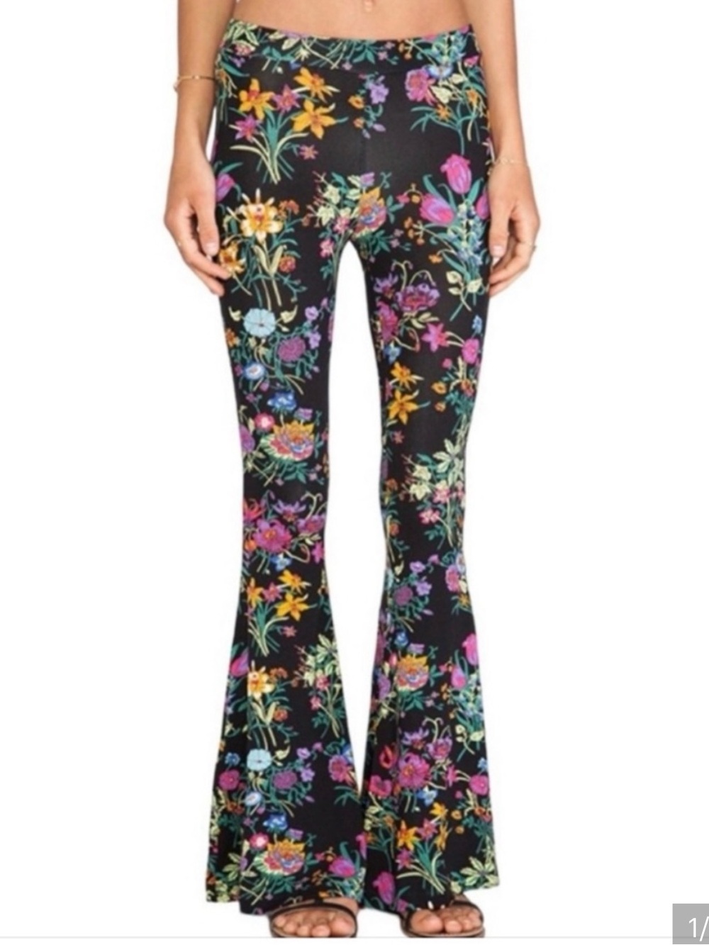 SPELL & The Gypsy Queen Black Leggings, Bell Bottoms, New With Tags! Size Small